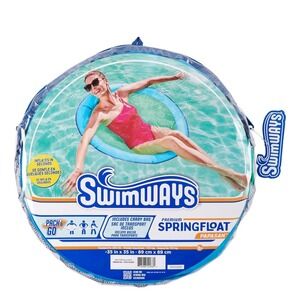 SwimWays‎ Spring Float Papasan – Pool Float for Travel & Vacation